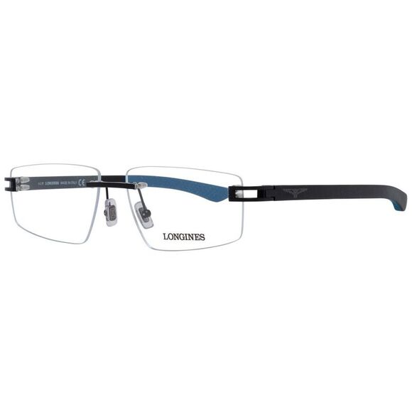 Longines Black Metal Glasses Men´s (Frames)